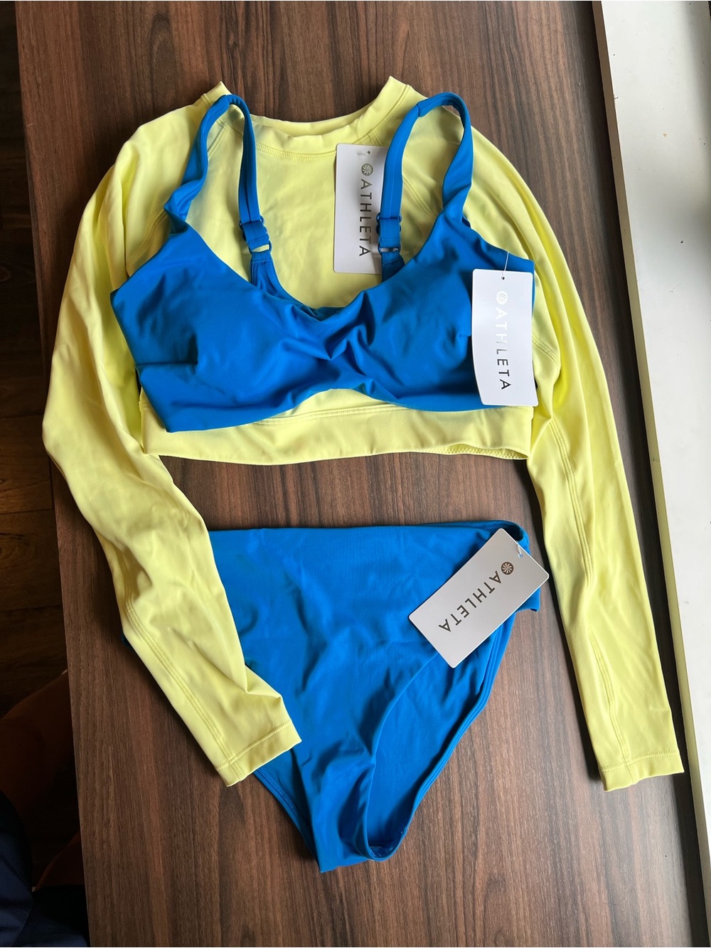 NWT Athleta Bikini & Rash Gaurd